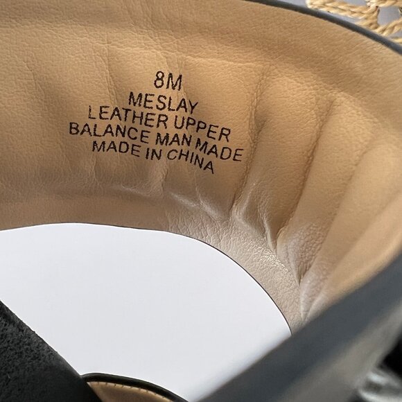 Karl Lagerfeld Paris Slip On Black Leather Sandals, Meslay, Size 8, EUC! - Picture 11 of 14